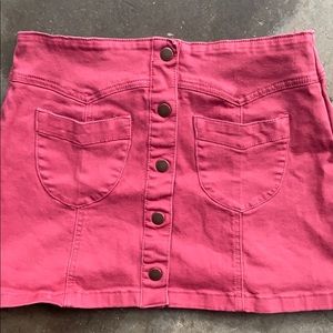 Pink skirt